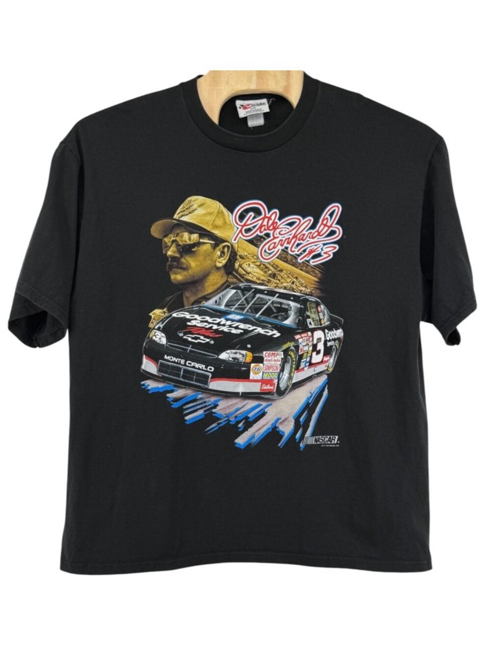 Chase Authentics Dale Earnhardt T-Shirt NASCAR Mens XXL Race Car 90s Vintage